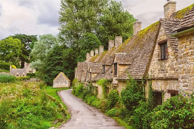 The path in front of the Arlington Row cottages